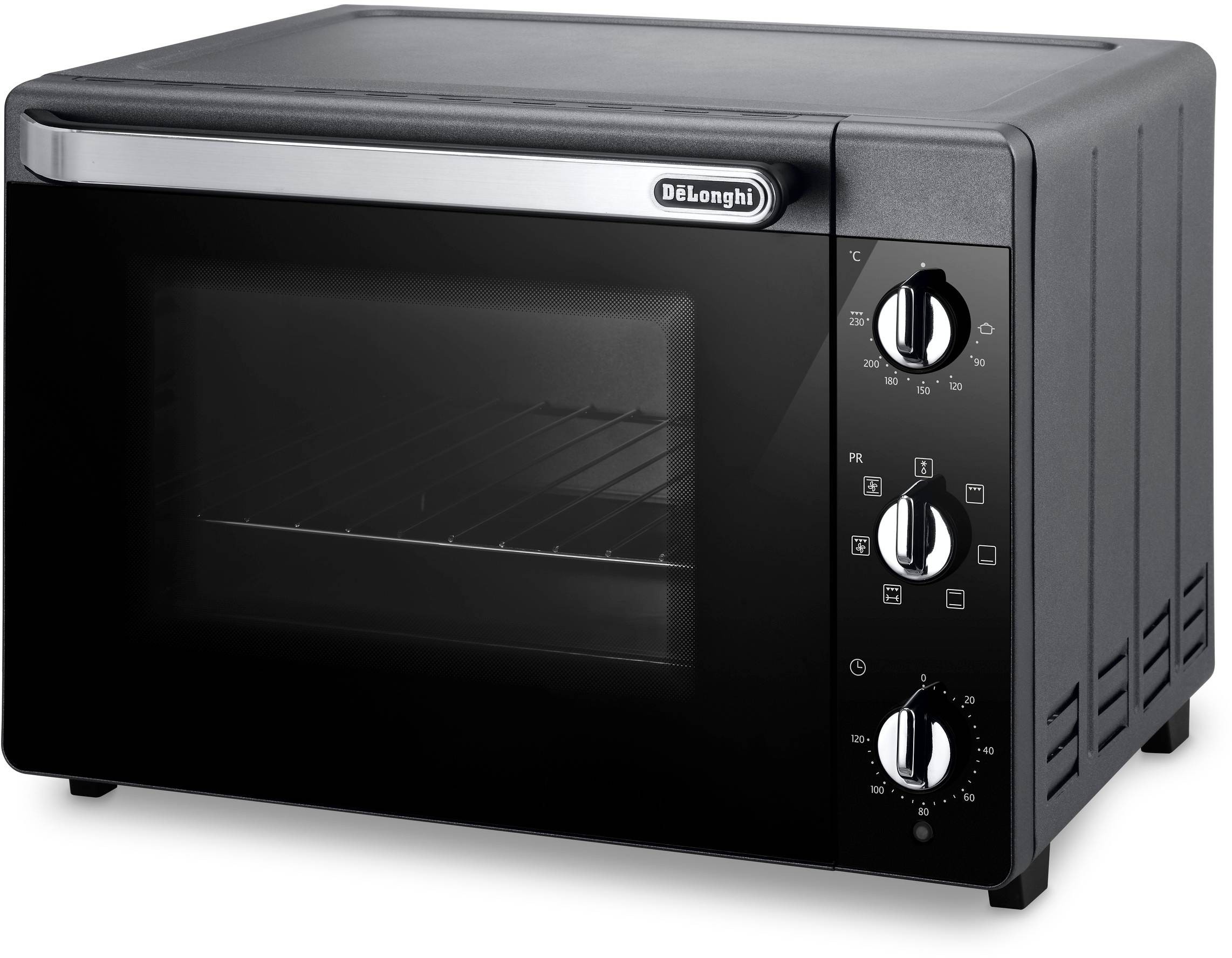 DELONGHI Mini four Chaleur tournante + grill 2000W 40L Noir - EO4123S