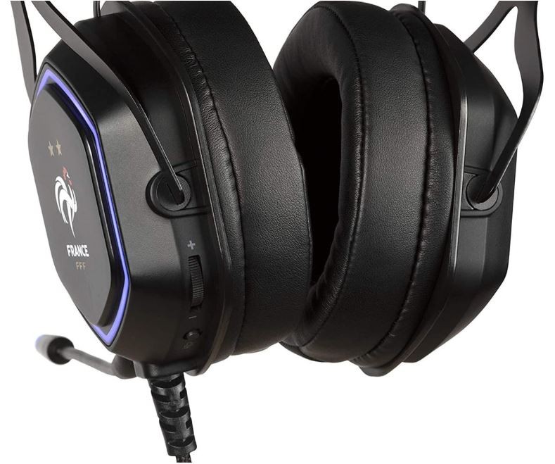 KONIX Casque micro PS4 Hexagone FFF 7.1 USB - CASQUE.HEXA.FFF