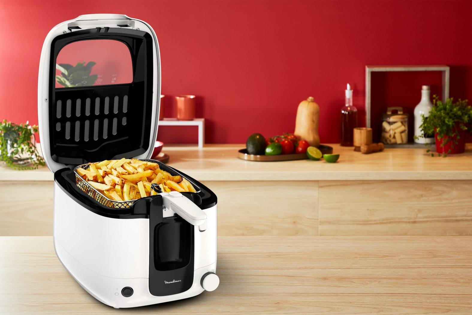 Friteuse MOULINEX Super Uno, 1800W, 1.5kg, Blanc - AM312010
