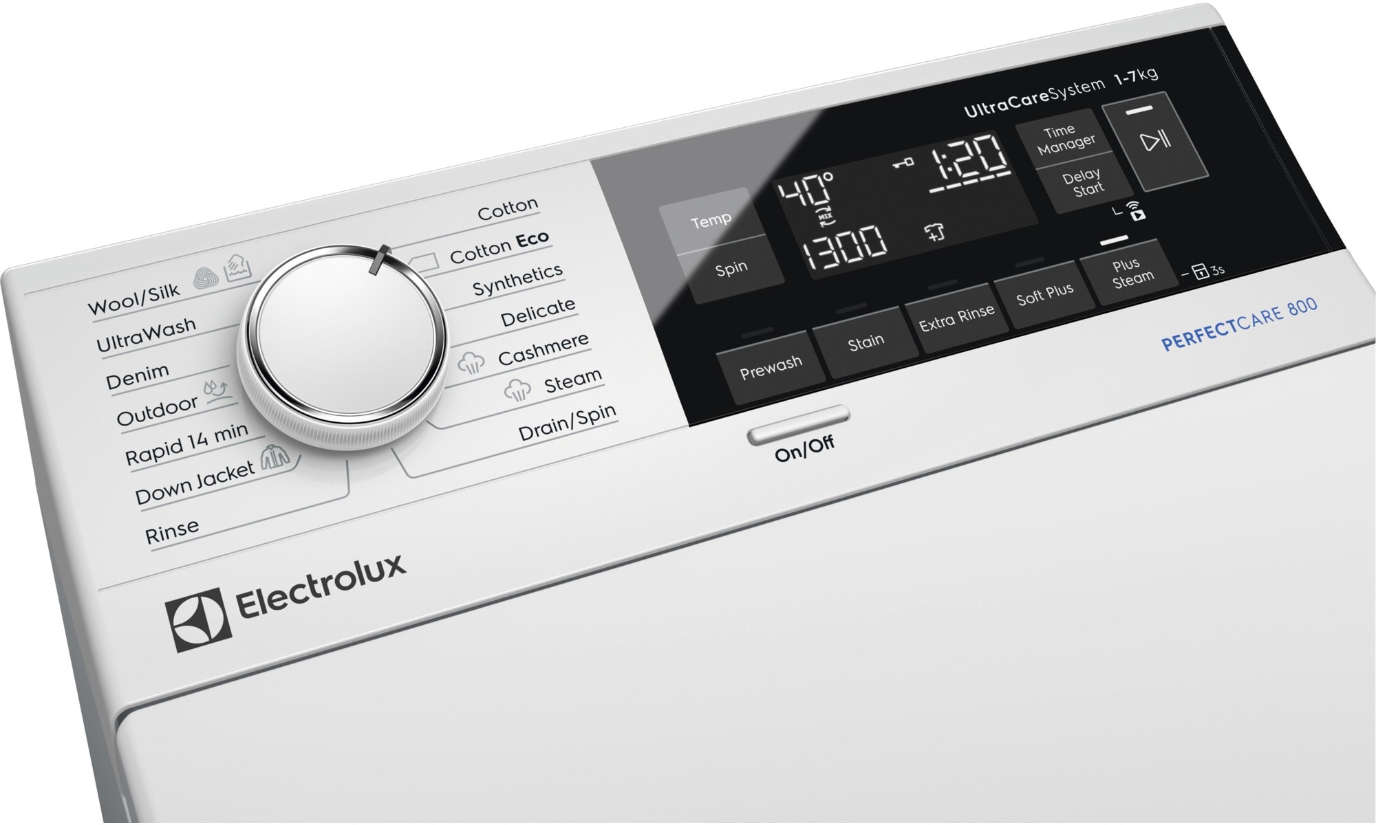 Lave linge Top ELECTROLUX , 1300trs/mn, 6kg, Blanc - EW7T3632PA