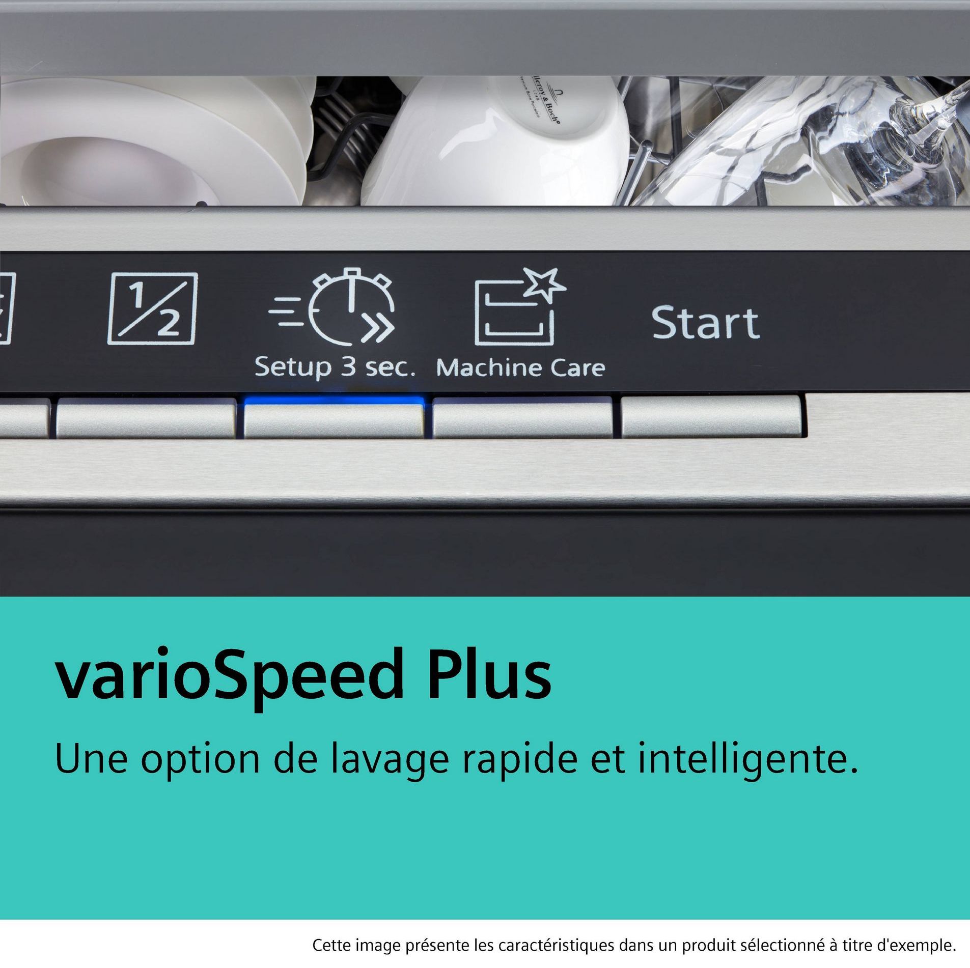 Lave vaisselle tout integrable 60 cm SIEMENS Connecté 13 couverts 46dB Noir - SN63HX03TE