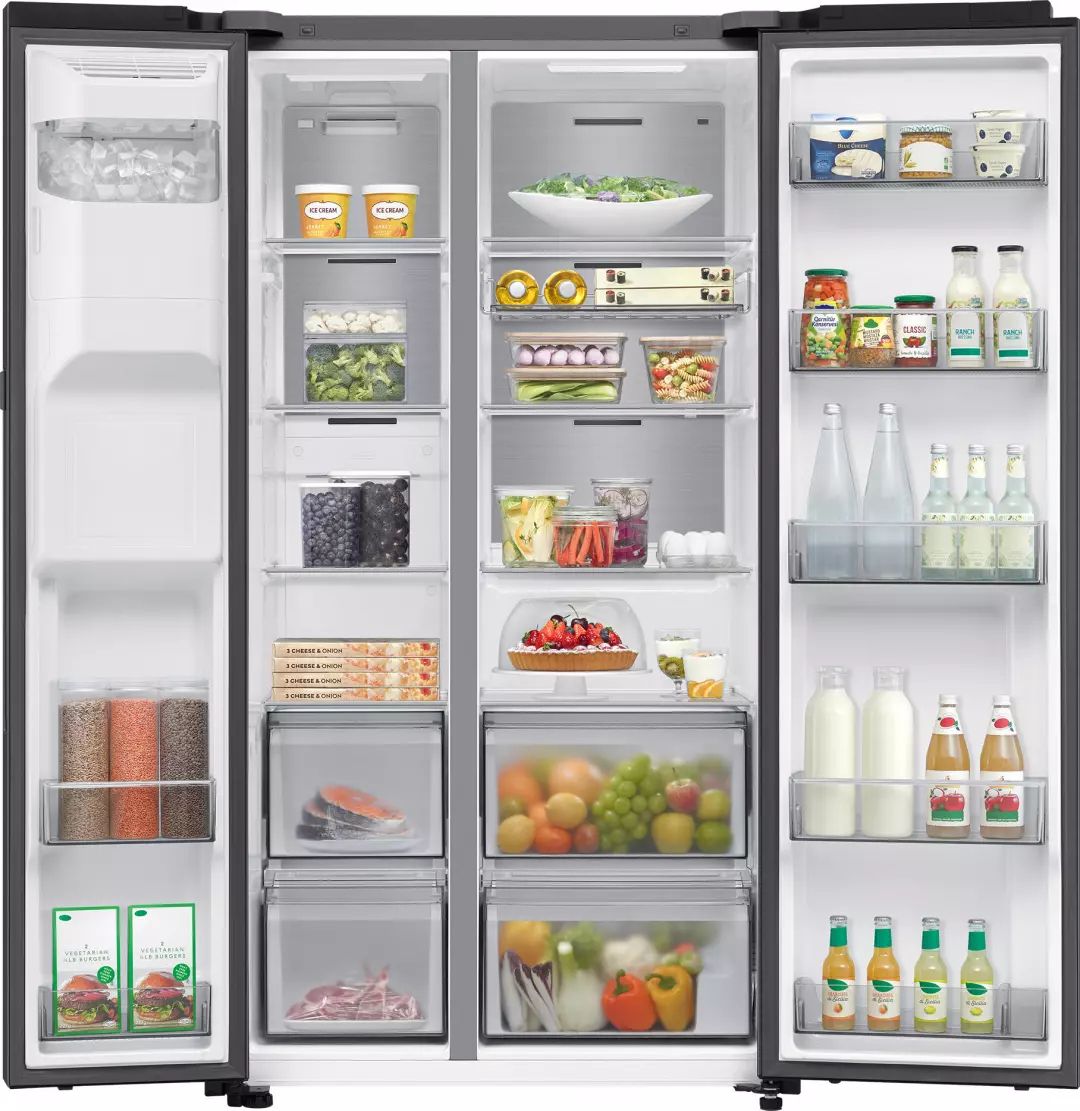 Réfrigérateur side by side SAMSUNG 621L No Frost Noir - RS90F64EDF