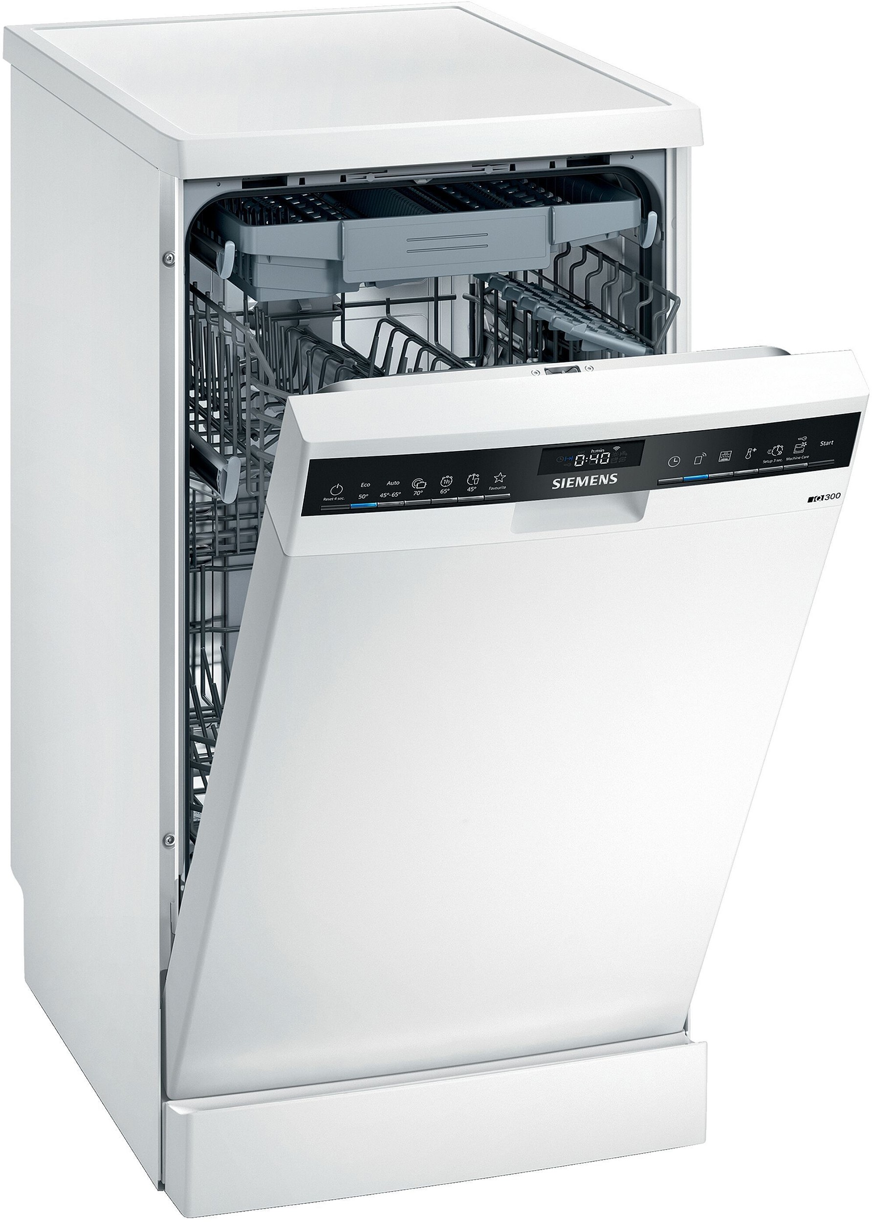 SIEMENS Lave vaisselle 45 cm iQ300 Home Connect 10 couverts SR23HW65ME SIEMENS Lave vaisselle 45 cm iQ300 Home Connect 10 couverts SR23HW65ME