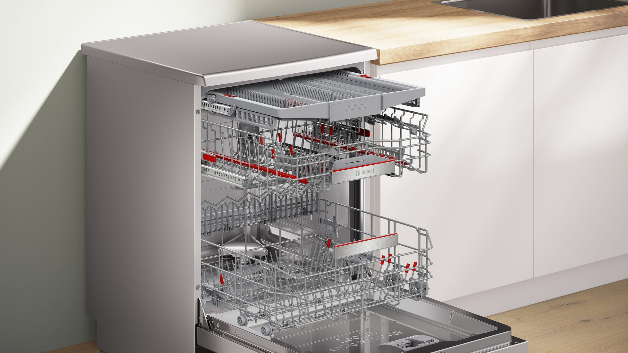 Lave vaisselle 60 cm BOSCH Zéolith 14 couverts 42dB Gris - SMS8TCI04E