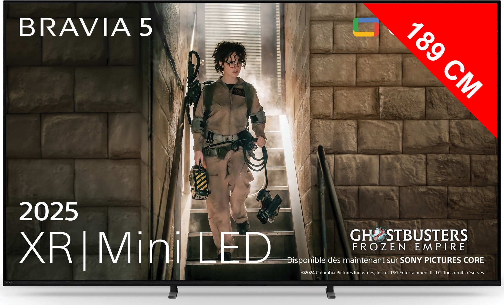 TV LED 4K 189 cm SONY 75'' 4K 120Hz Noir K75XR59B