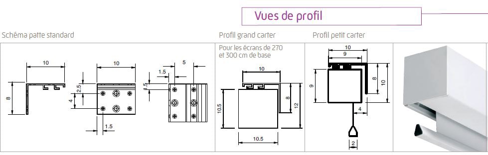 Ecran de projection ORAY  - SQU02B1151270