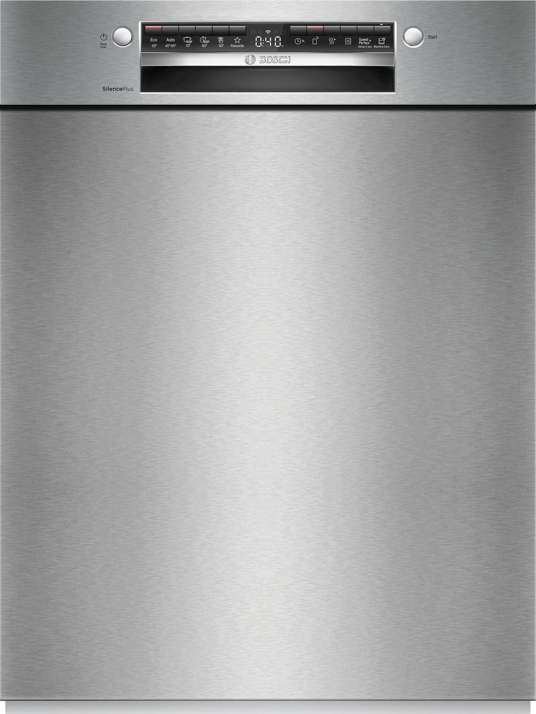 Lave vaisselle encastrable 60 cm BOSCH Connecté 14 couverts 42dB Inox SMU4ECS28E