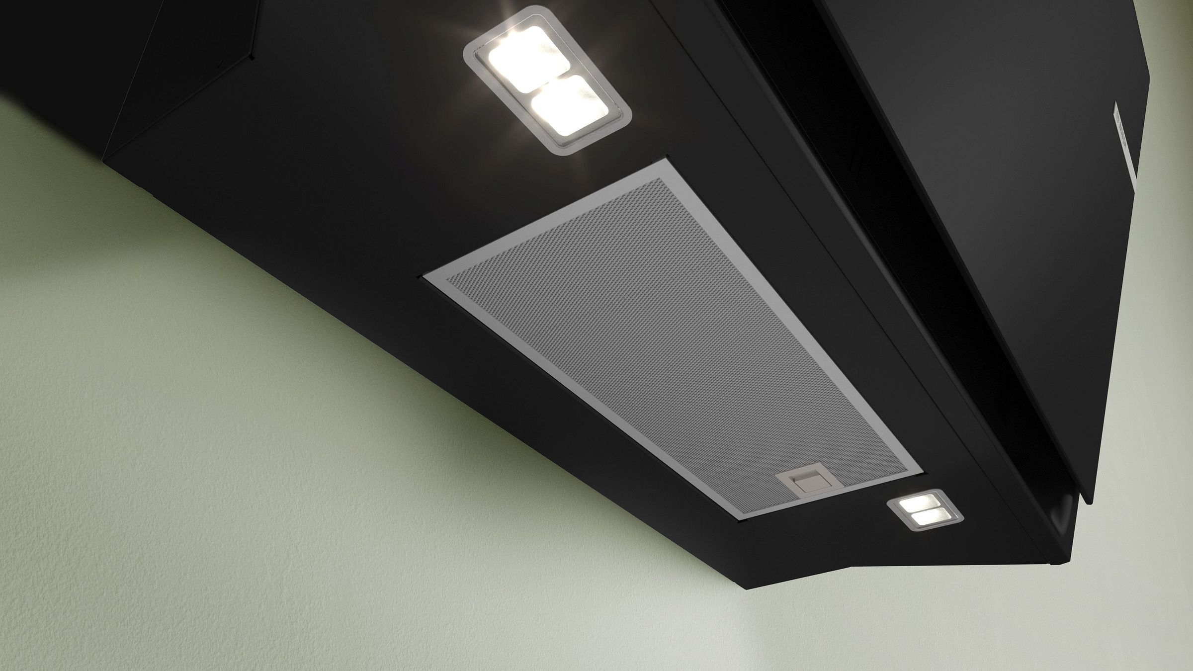 Hotte decorative murale BOSCH 80cm 60dB Noir - DWJ81AN60