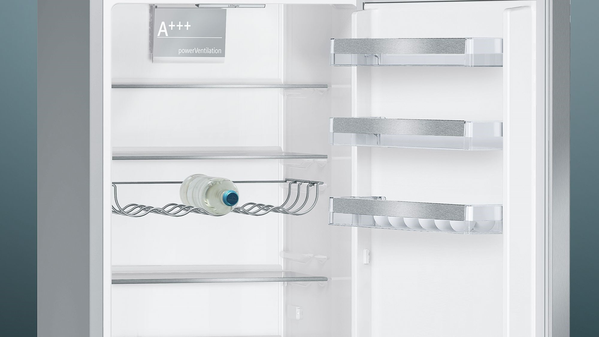 Réfrigérateur congélateur bas SIEMENS IQ500 HyperFresh 337L Inox - KG39EAICA