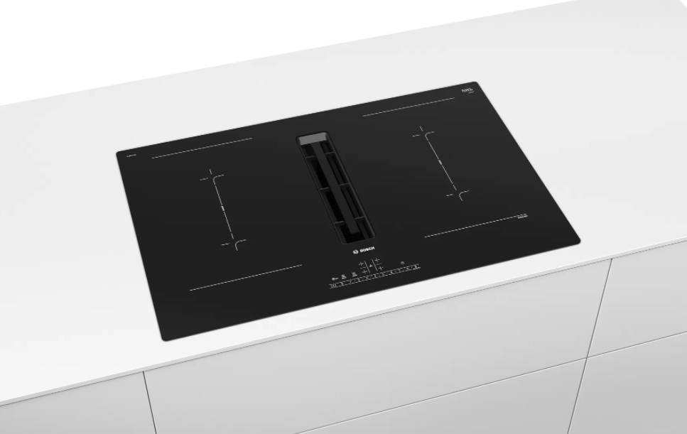 Plaque induction BOSCH Série 6 4 Foyers induction dont 2 combiZone 80cm Noir - PVQ811F15E Plaque induction BOSCH Série 6 4 Foyers induction dont 2 combiZone 80cm Noir - PVQ811F15E