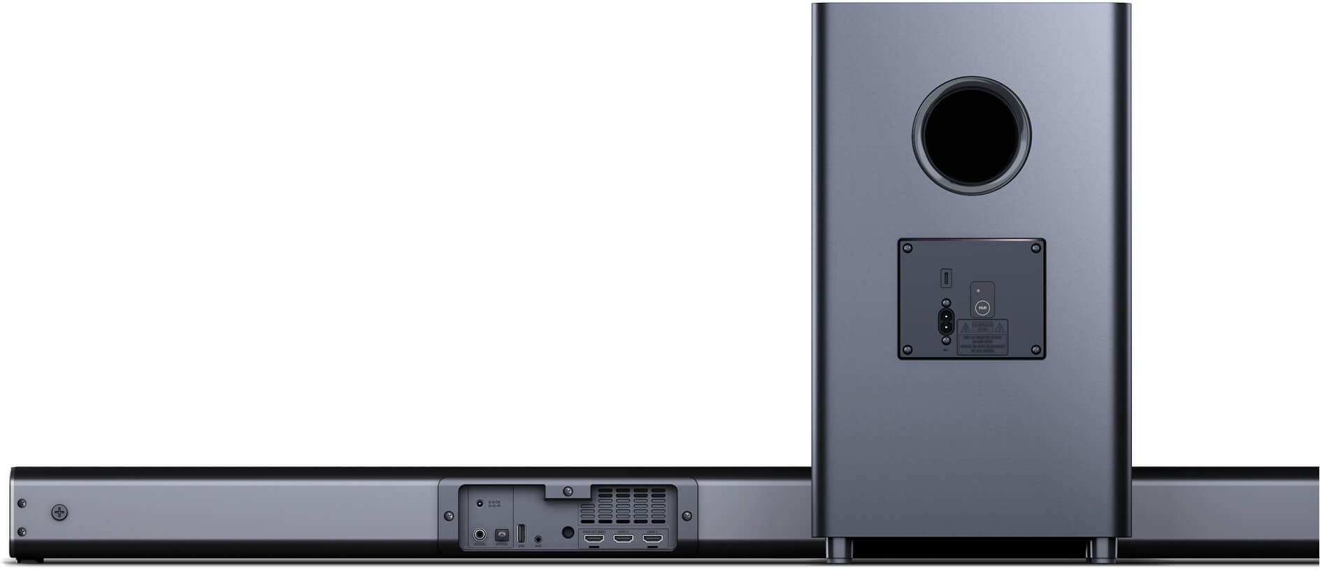 SHARP Barre de son 5.1.2 Dolby Atmos caisson de basses sans fil 760W - HTSBW800