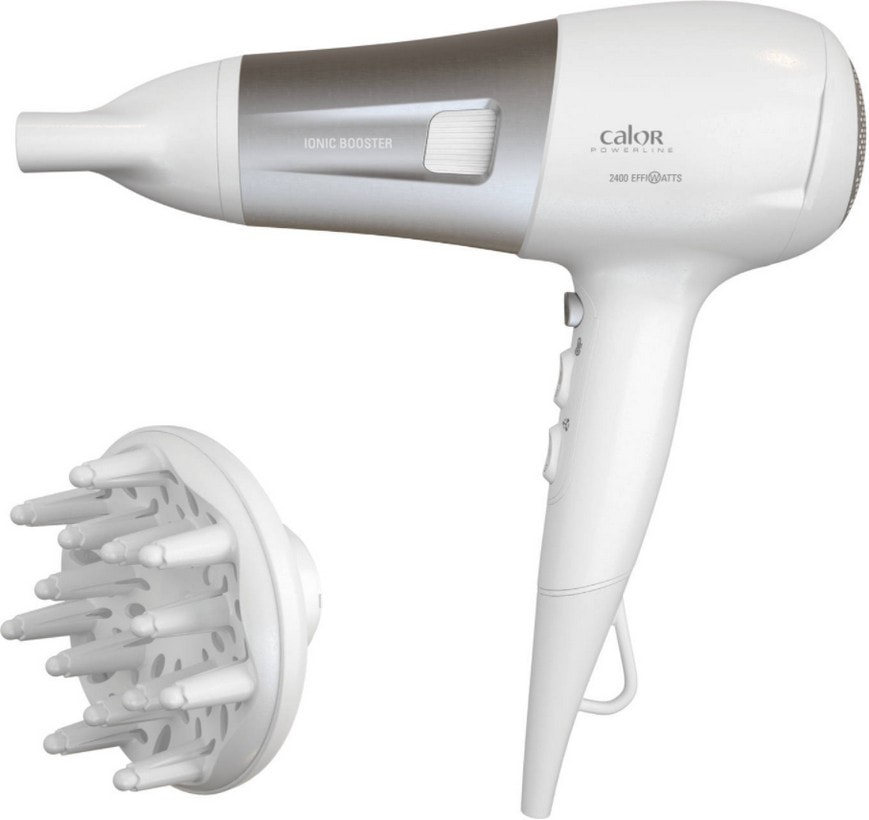 Sèche-cheveux CALOR Ionique 2100W Blanc CV5930C0