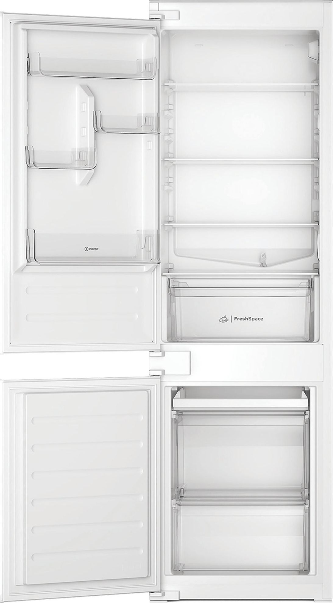 Réfrigérateur congélateur encastrable INDESIT 268L Froid statique - INC18D021A1FR