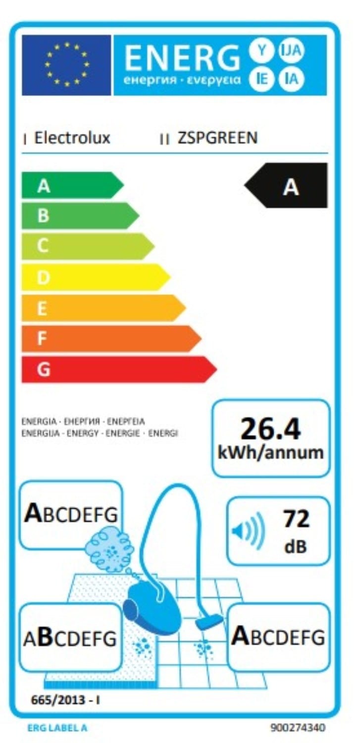 Aspirateur traîneau ELECTROLUX  - ZSPGREEN