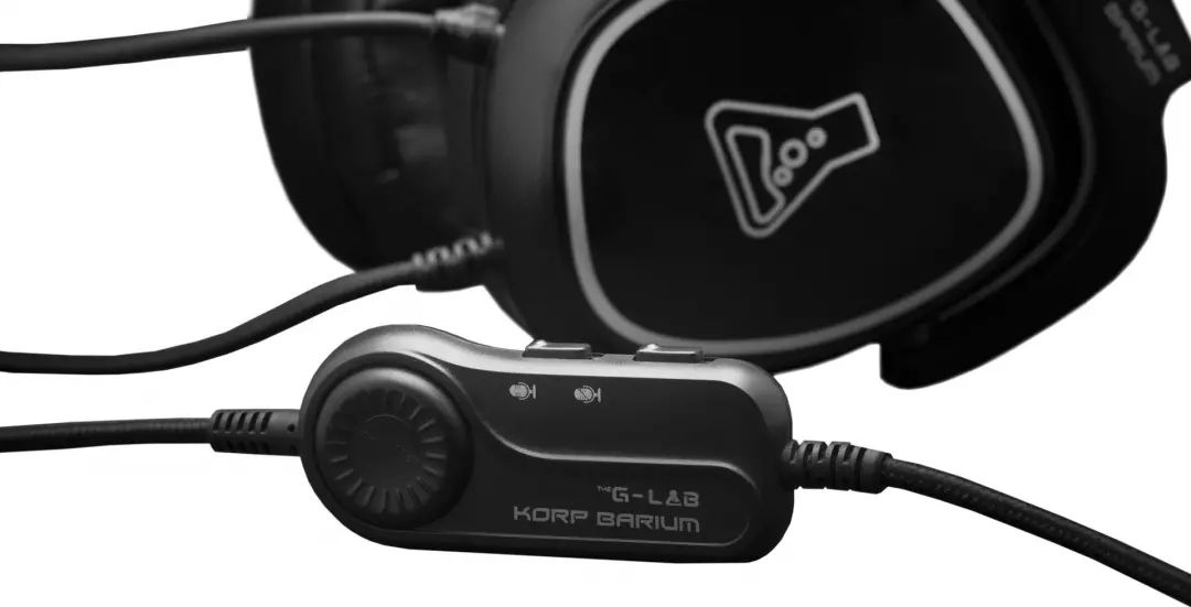 Micro-Casque gaming THE G-LAB Stéréo Filaire 50mm Noir - KORP-BARIUM-BLACK