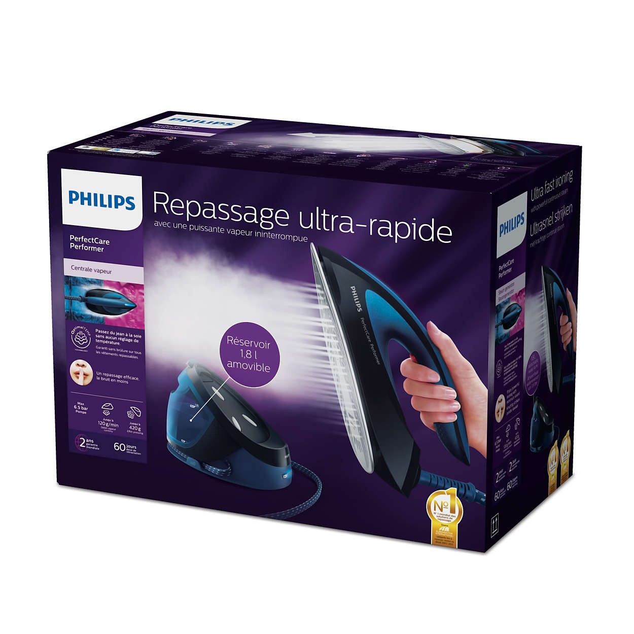 Centrale vapeur PHILIPS - GC8735/80 Centrale vapeur PHILIPS - GC8735/80