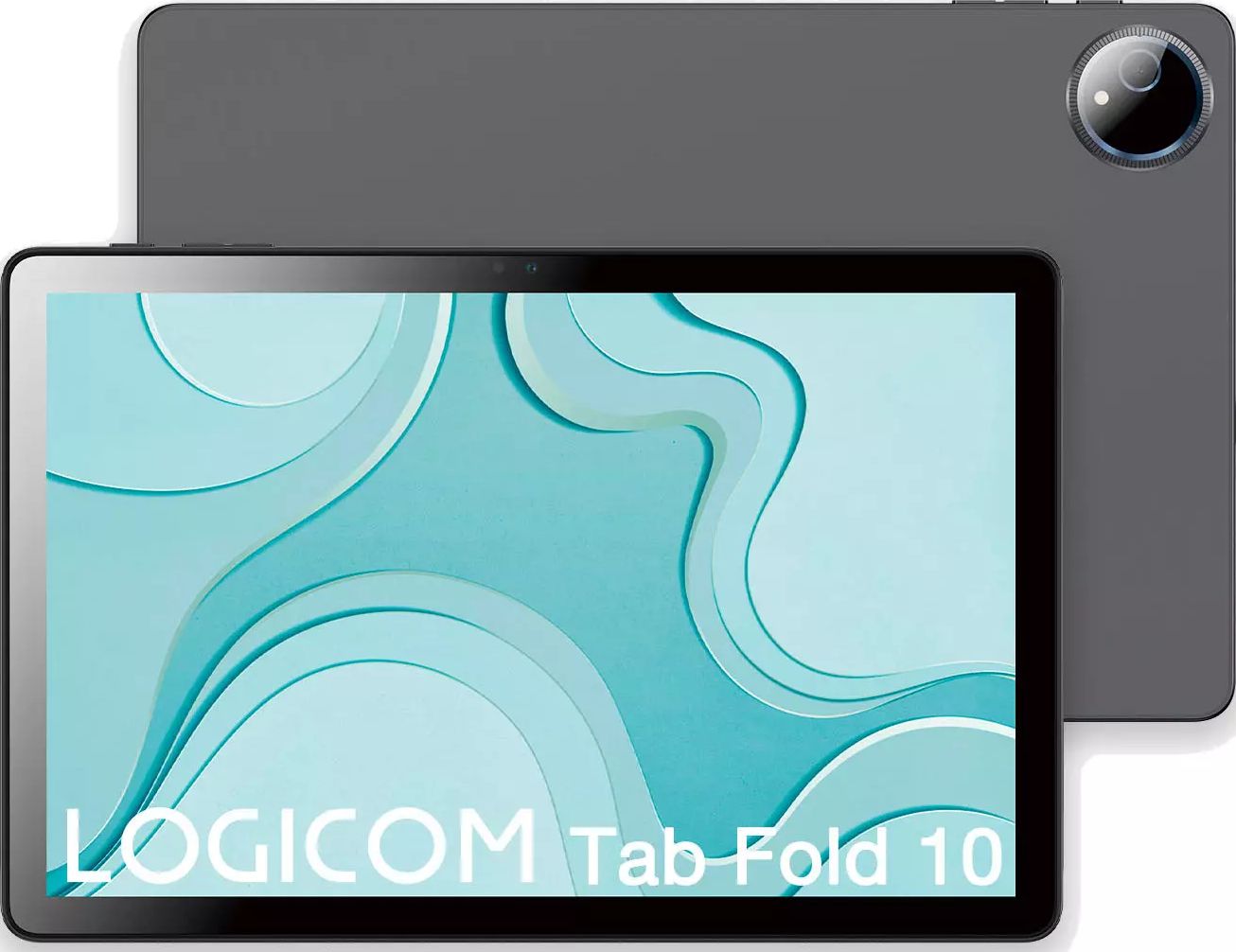 Tablette tactile LOGICOM Tab Fold 10 10.1" Wi-Fi 6 128Go Gris TABFOLD106128GBGRIS