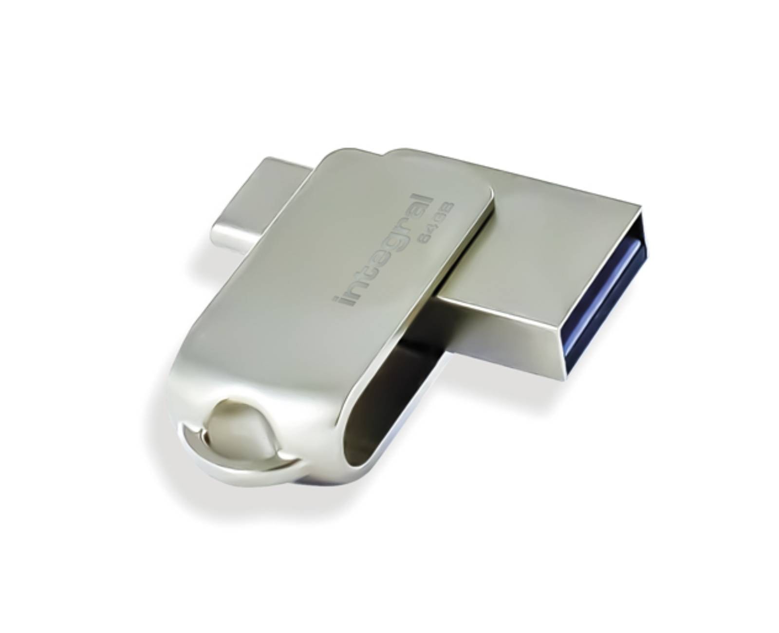 Clé USB INTEGRAL 64Go Double connecteur 3.0 INFD64GB360CDL3