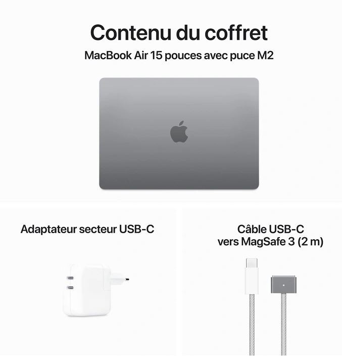 APPLE MacBook Air  - MBA15-MQKP3FN/A
