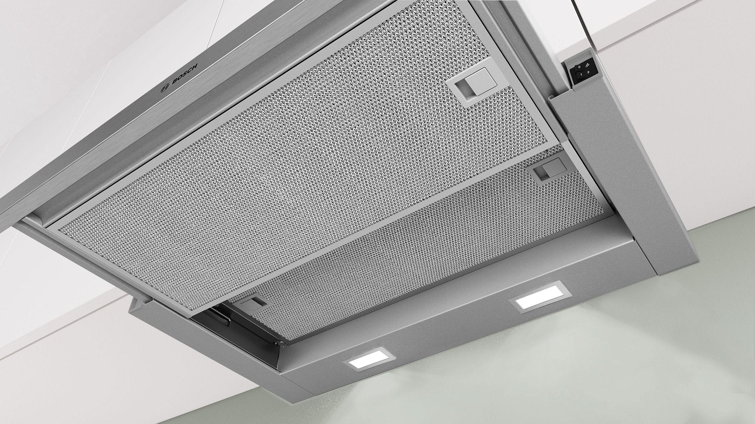 Hotte tiroir BOSCH 60cm 68dB Inox - DFM064W55