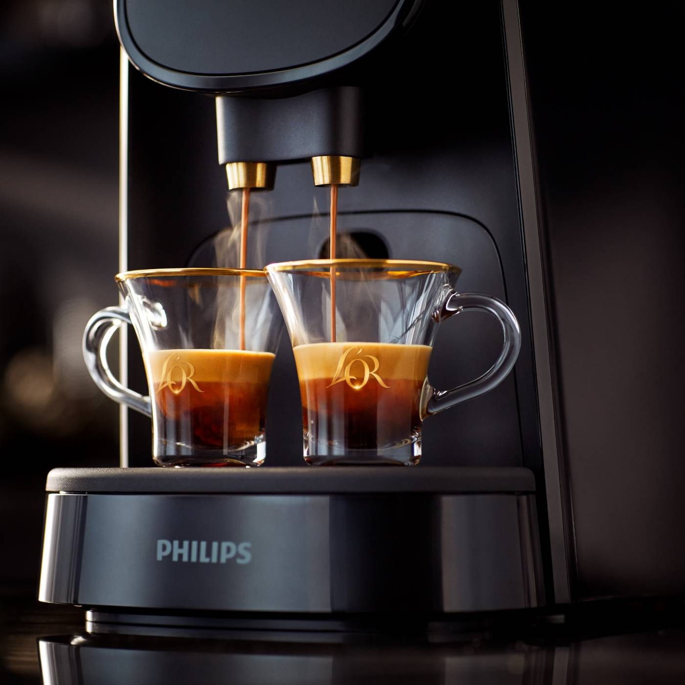Expresso PHILIPS à capsules L'Or Barista Noir - LM8012/65 Expresso PHILIPS à capsules L'Or Barista Noir - LM8012/65
