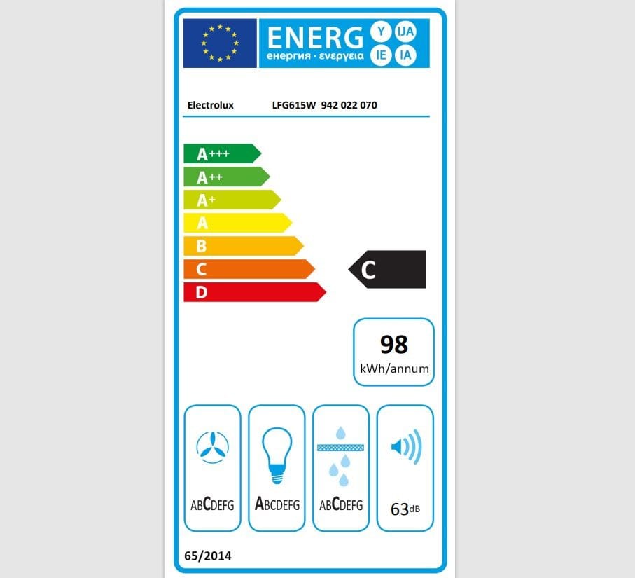 ELECTROLUX Groupe filtrant Série 600 70cm Inox - LFG517X