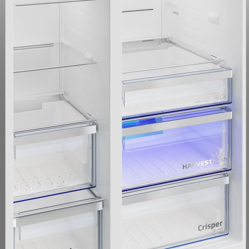 Réfrigérateur américain BEKO  - B7RGNE665ZDPX