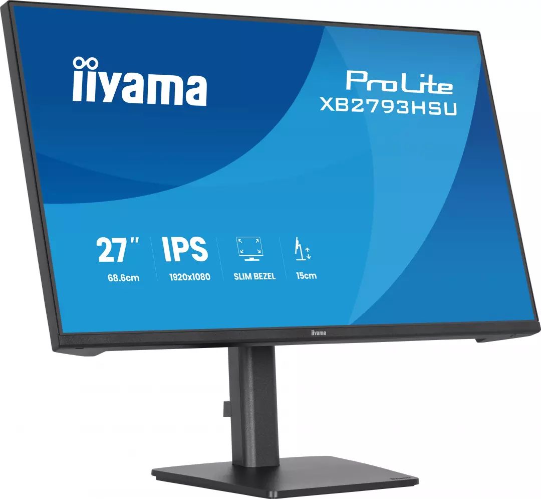 Ecran 27 pouces Full HD IIYAMA IPS Hub USB Noir - XB2793HSU-B1