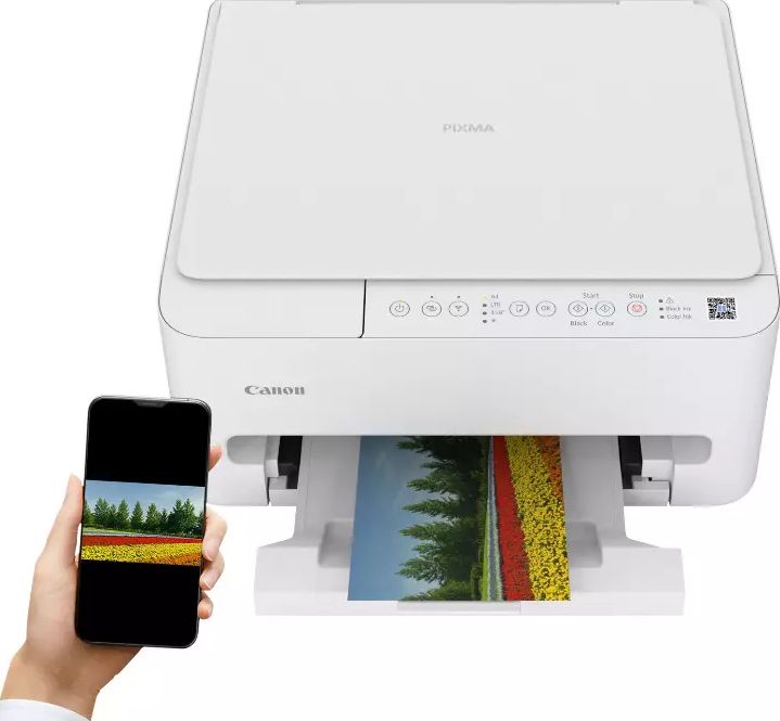 Imprimante multifonction jet d'encre CANON Recto-Verso Wi-Fi Blanc - TS4150IWH