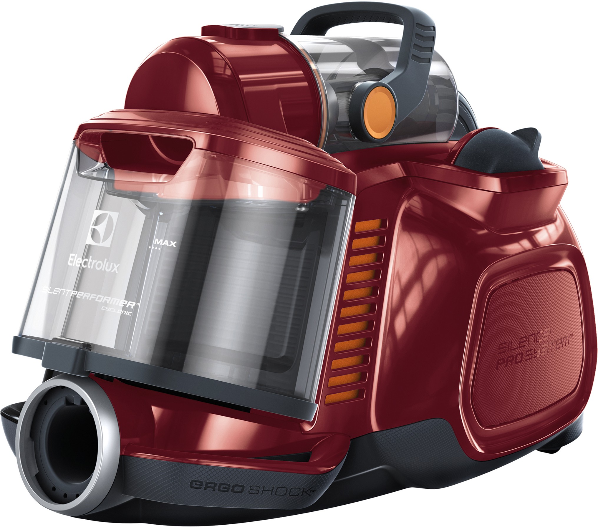 Aspirateur traîneau ELECTROLUX sans sac Silent Performer Cyclonic 650W Rouge - ESPC72RR