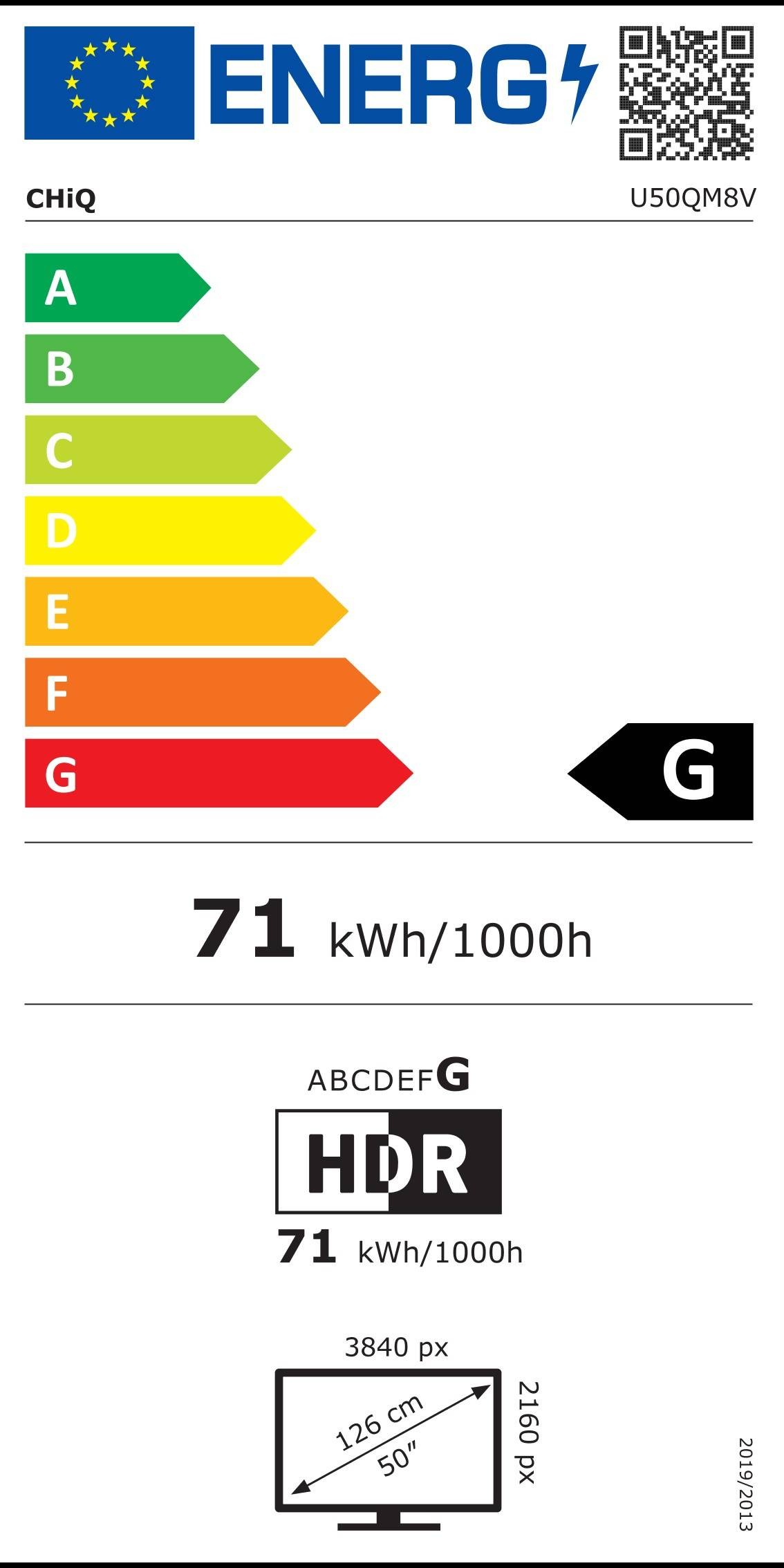 TV QLED 4K 126 cm CHIQ Ultra HD Smart TV 50" - U50QM8V TV QLED 4K 126 cm CHIQ Ultra HD Smart TV 50" - U50QM8V