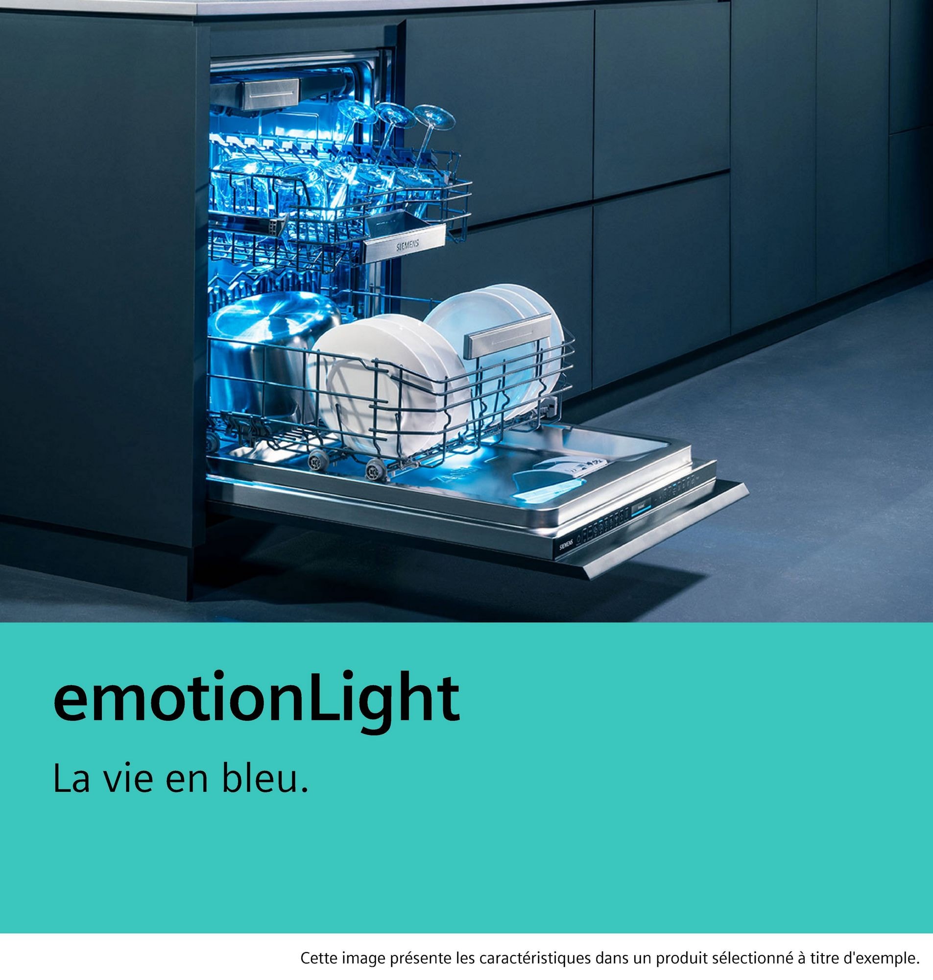Lave vaisselle encastrable 60 cm SIEMENS iQdrive 42dB 14 couverts Inox - SN55ES12CE