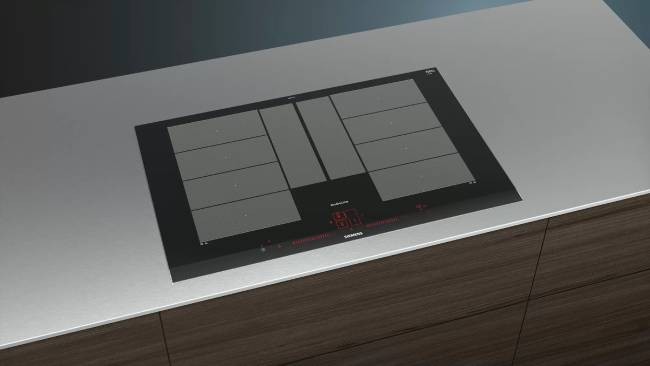 Plaque induction SIEMENS iQ700 Flexinduction Plus 80cm Noir - EX875LYV1E