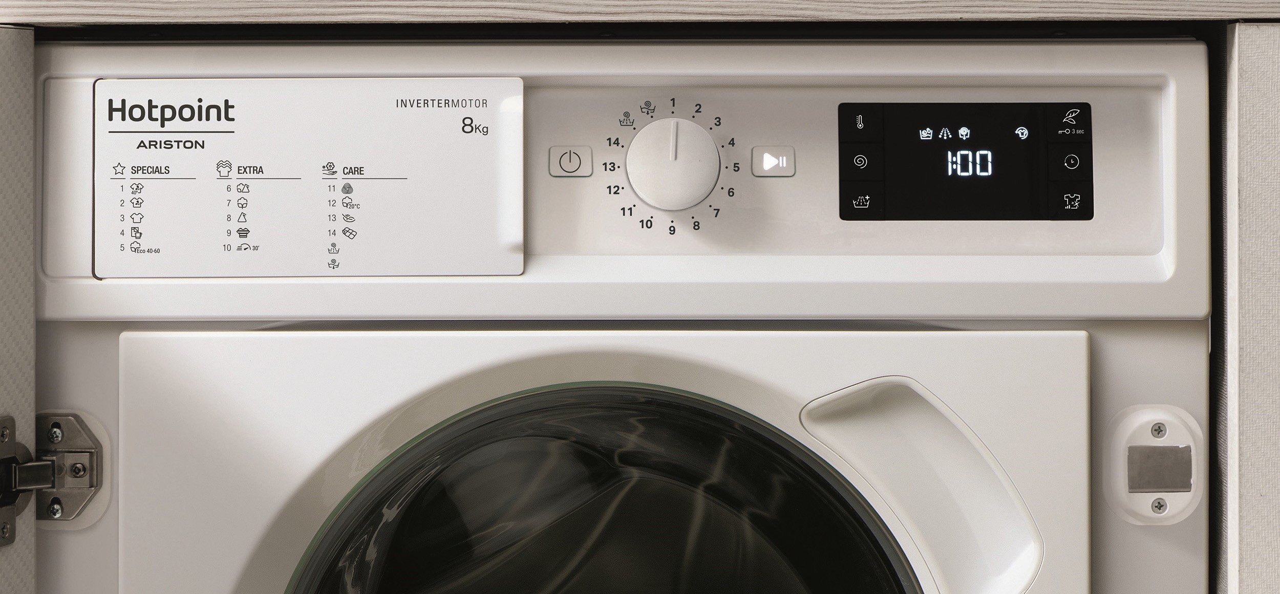 Lave linge encastrable HOTPOINT 8kG 58L - BIWMHG81485EU Lave linge encastrable HOTPOINT 8kG 58L - BIWMHG81485EU