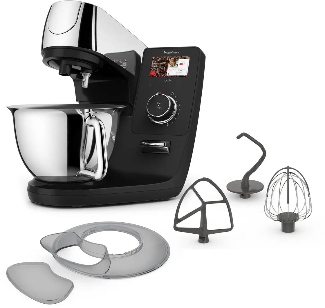 Robot pâtissier MOULINEX 5.5L 1200W Noir - QA950D10