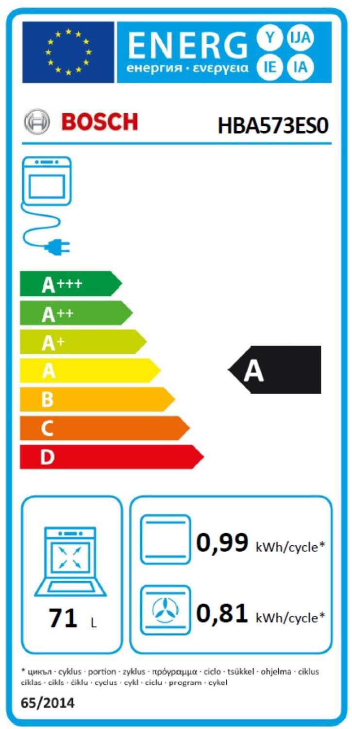 BOSCH Four encastrable pyrolyse  - HBA573ES0