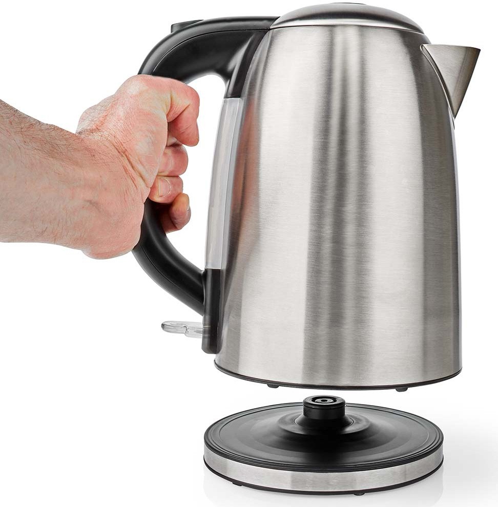 Bouilloire NEDIS , 1,7L, 2200w, Inox - KAWK350EAL