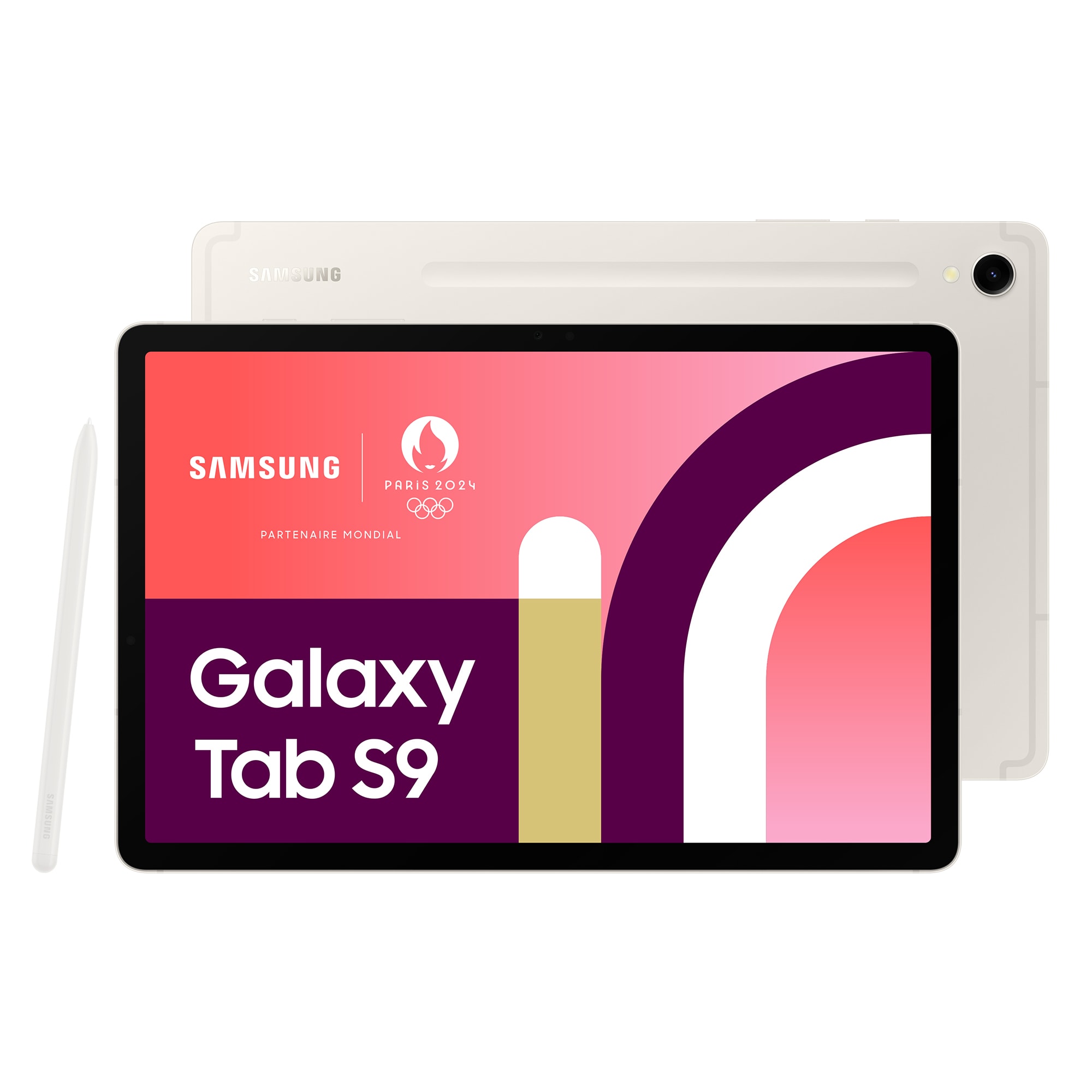 SAMSUNG Tablette tactile Galaxy Tab S9 WiFi 128go Beige  SM-X710NZEAEUB