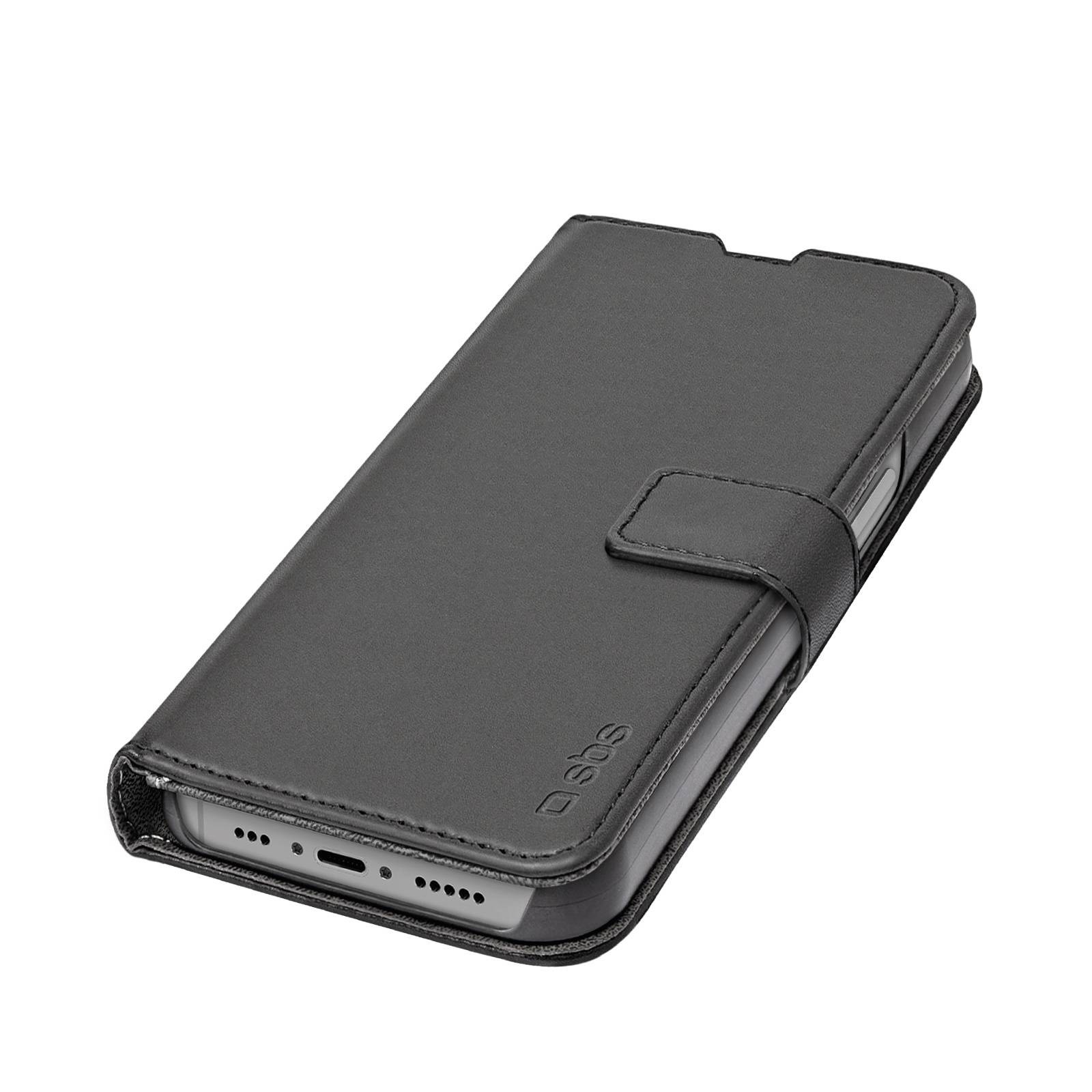 SBS Etui de protection Book Wallet avec fonction stand pour iPhone 14 Plus - ETUI-STAND-IPHONE14+