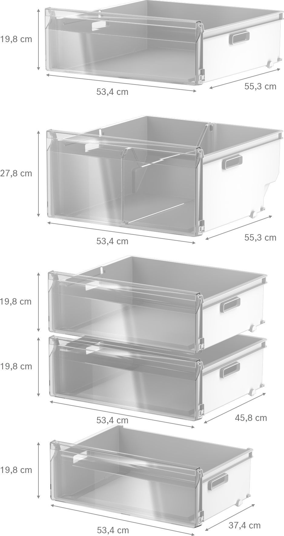 Congélateur armoire BOSCH  - GSN566WCG