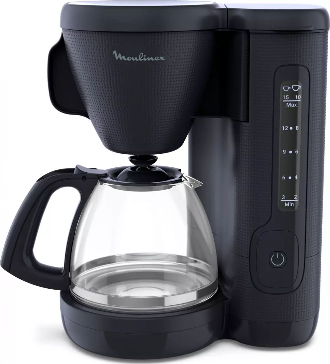 Cafetière MOULINEX 1.25L 15 tasses 1000W Noir FG2M0810