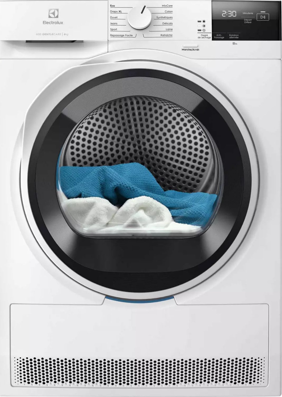 Sèche-linge pompe à chaleur ELECTROLUX 8kg Moteur inverter Blanc EW6HI6284BN