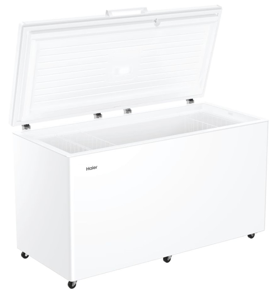 Congélateur coffre HAIER 508L Froid statique Blanc HCE520E