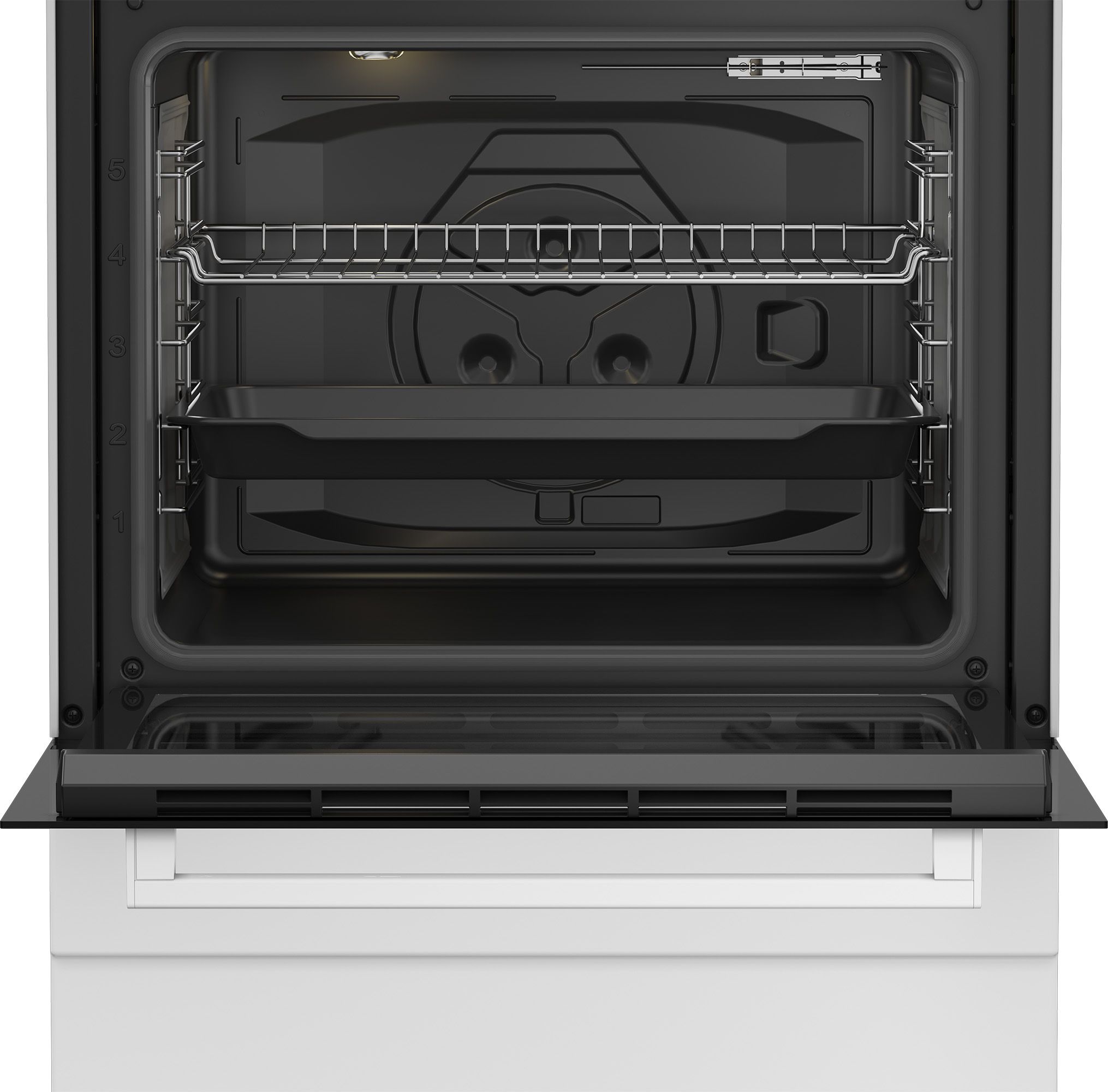 Cuisiniere mixte BEKO 4 foyers 60 cm Blanc - FBS63031WCS
