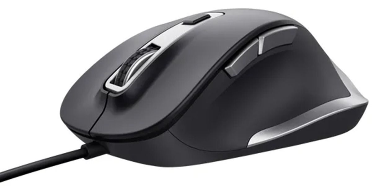 Souris filaire TRUST Noir FYDACOMFORT-24728