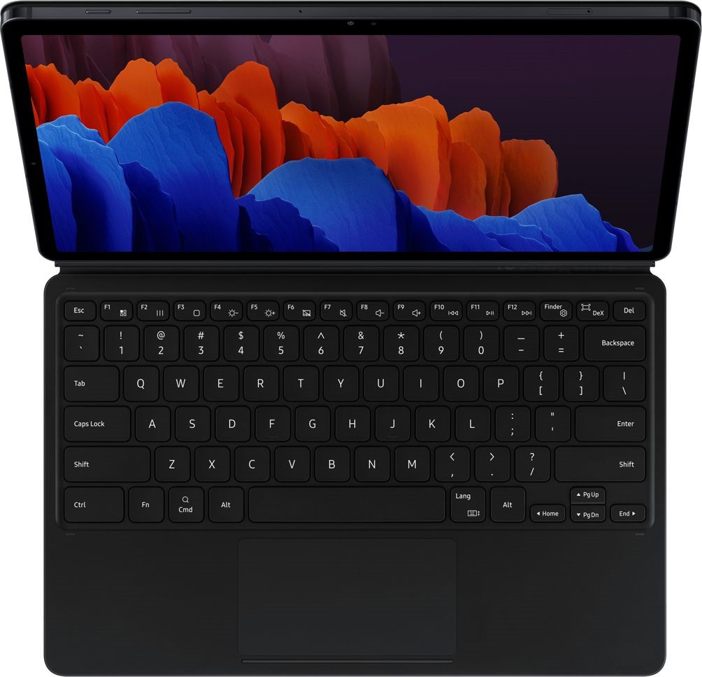 SAMSUNG Etui tablette Book Cover Keyboard Galaxy Tab S7+ 12.4" Noir