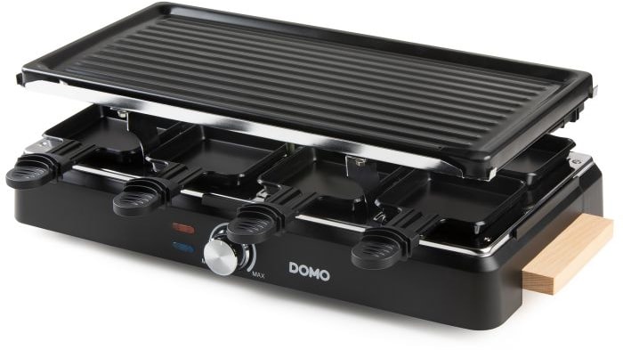 Raclette Multifonction DOMO 8 personnes 1400W Noir DO9262G