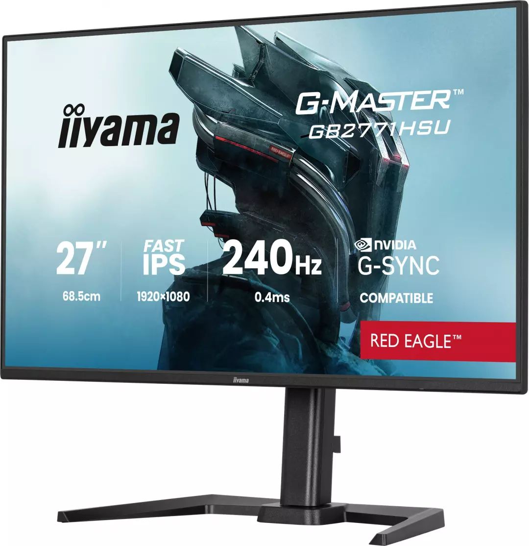 Ecran 27 pouces Full HD IIYAMA 240Hz 0.4ms IPS Noir - GB2771HSU-B1