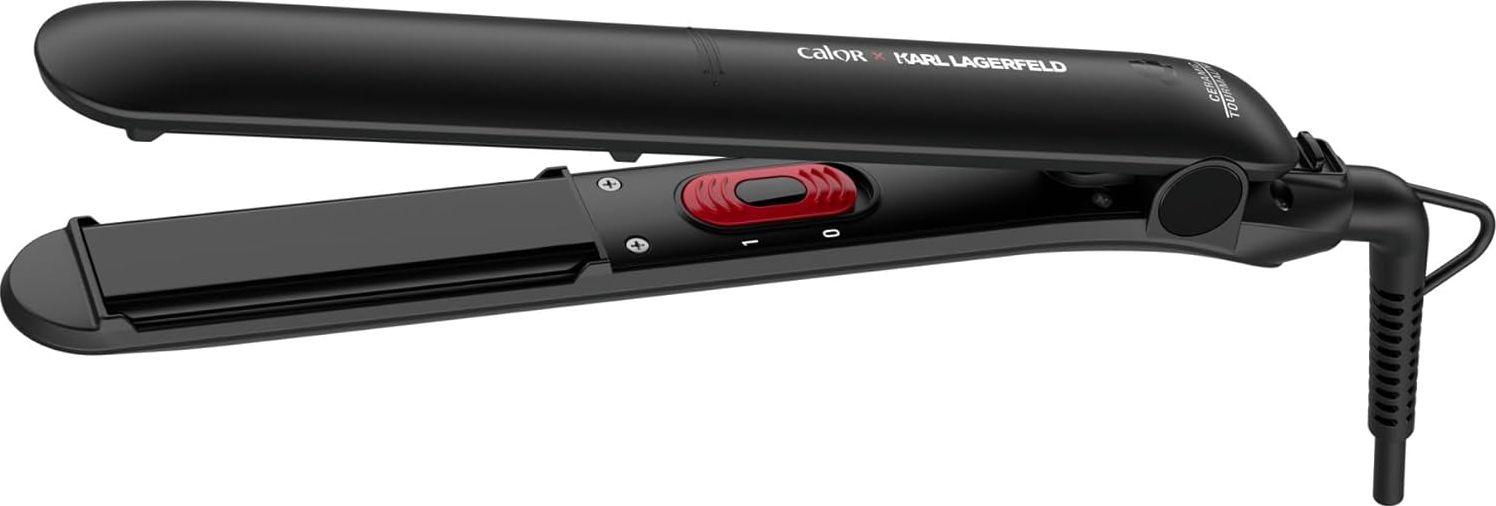 Lisseur CALOR Céramique tourmaline 2-en-1 Noir SF161LC0