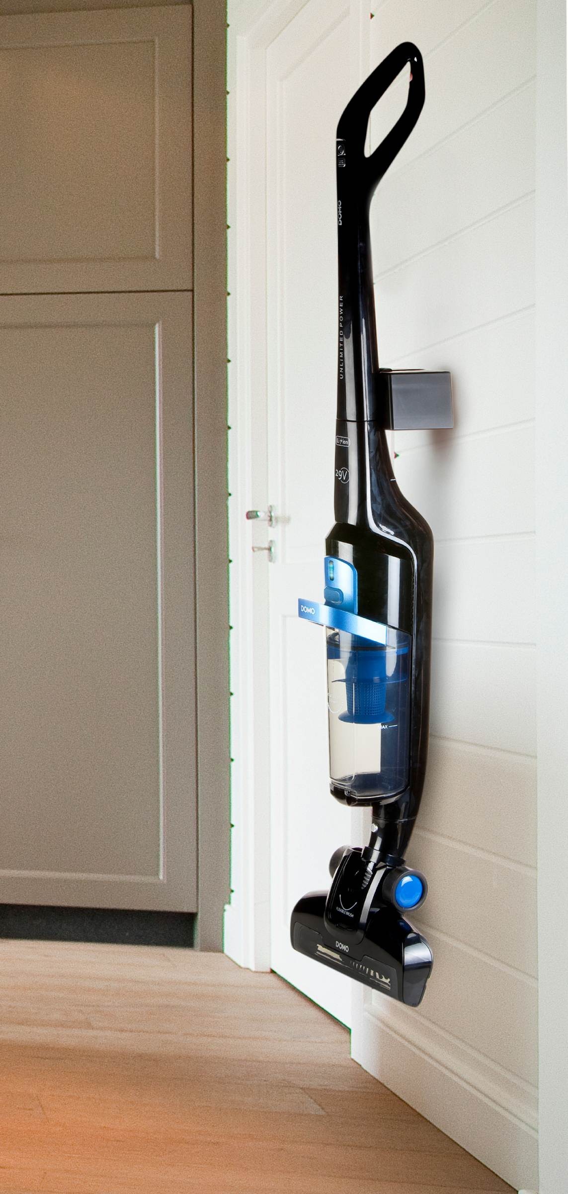 Aspirateur balai DOMO Cyclonique Bleu - DO221SV